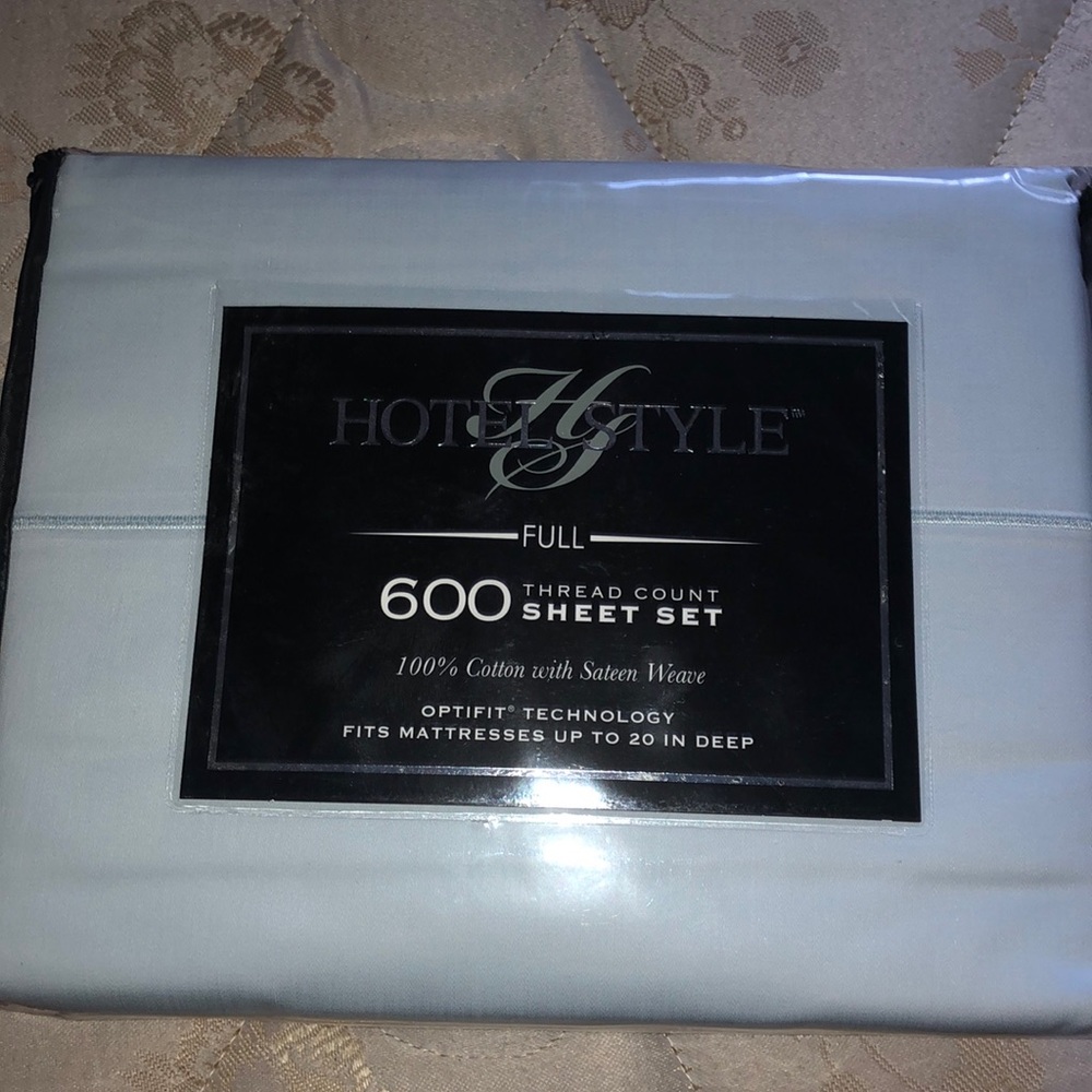 Hotel style - Full size sheet set
